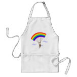 Ride with rainbow Apron