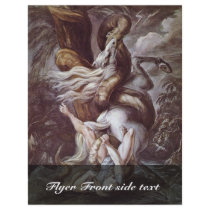 Rider Of A Giant Snake Attack By Johann Heinrich F Flyers