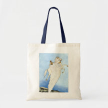 Rider on Winged Horse, Tote Bag