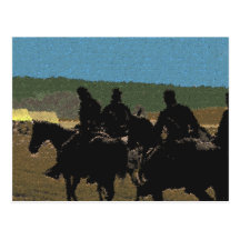 Riders Postcard