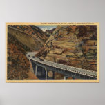 Ridge Route Cut-off, Going to Bakersfield Print
