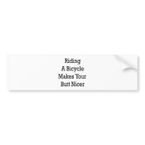 Riding A Bicycle Makes Your Butt Nicer