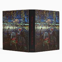 Riding Couple by Wassily Kandinsky 1907 3 Ring Binders