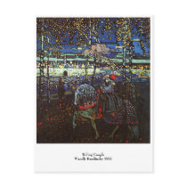 Riding Couple, Wassily Kandinsky 1907 Postcards
