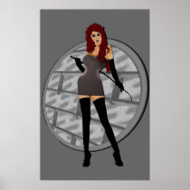Riding Crop Mistress - Dungeon Wall Background