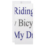 Riding My Bicycle Is My Drug Personalized Rack Card