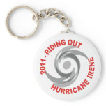 Riding Out Hurricane Irene 2011 Keychains