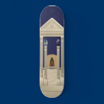 Riding the Temple Skateboard