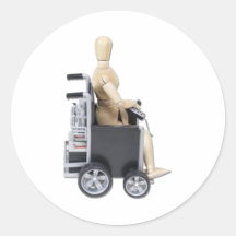 RidingElectricWheelchair Sticker