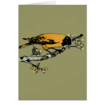 Rielaboration of Yellow Vintage Bird Illustration