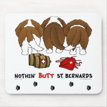 Rien n'aboutent St Bernards Tapis De Souris