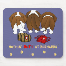 Rien n'aboutent St Bernards Tapis De Souris