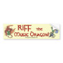 Riff The Music Dragon Bumper Sticker