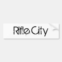 Rifle City bumper sticker