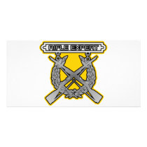 Rifle Expert Badge Photo Greeting Card