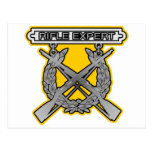 Rifle Expert Badge Post Card