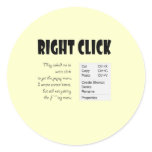 Right Click Sticker