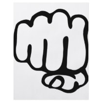 right fist icon full color flyer