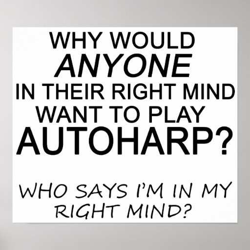 Right Mind Autoharp Posters