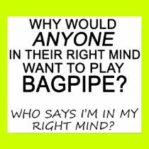 Right Mind Bagpipe posters