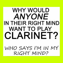 Right Mind Clarinet posters
