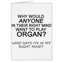 Right Mind Organ Greeting Cards