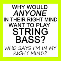 Right Mind String Bass posters