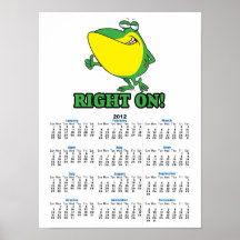 right on thumbs up froggy print