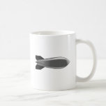 Right sideways pointed bomb mug