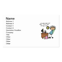 Right The First Time Humour Business Card Template