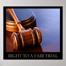 Right To A Fair Trial Print