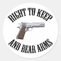 Right To Keep And Bear Arms 1911 Sticker