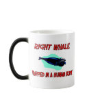 Right Whale trapped in a human body mugs