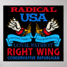 Right Wing Conservative Poster
