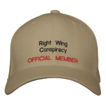 Right Wing Conspiracy Embroidered Baseball Caps