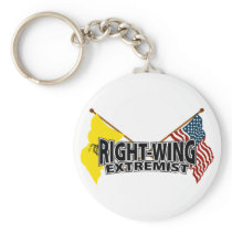 Right Wing Extremist Flags Key Chain