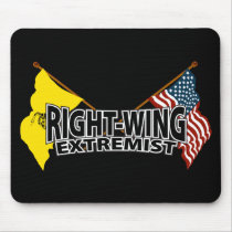 Right Wing Extremist Flags Mouse Pads