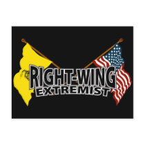 Right Wing Extremist Flags Postcards