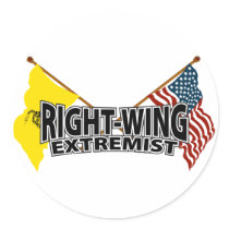 Right Wing Extremist Flags Stickers