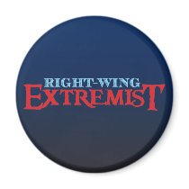 Right-Wing Extremist Refrigerator Magnet