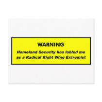 Right Wing Extremist Postcards
