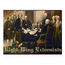 Right-Wing Extremists Post Card