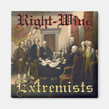 Right-Wing Extremists Refrigerator Magnet