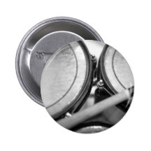 Rims Lug Nut Drumstick Tom picutre Pinback Button