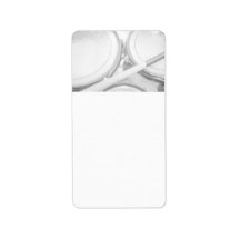 Rims Lug Nut Drumstick Toms washed out Personalized Address Label