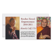 Rinchen Terzod Empowerment Card Photo Card Template