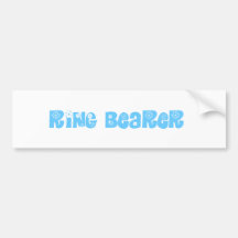 Ring Bearer Bumper Sticker