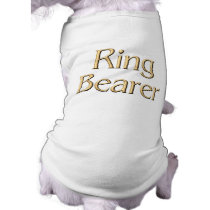 Ring Bearer dog t-shirt