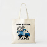 Ring Bearer Dump Truck Tote Bags