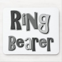 Ring Bearer Grey Mouse Pad